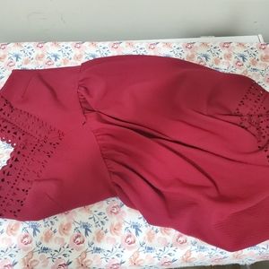 Maroon dress